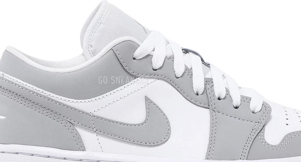Унисекс кроссовки Nike Wmns Air Jordan 1 Low 'White Wolf Grey'