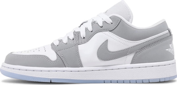 Унисекс кроссовки Nike Wmns Air Jordan 1 Low 'White Wolf Grey'