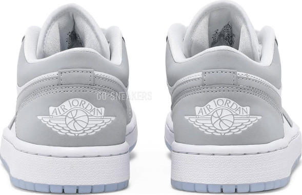 Унисекс кроссовки Nike Wmns Air Jordan 1 Low 'White Wolf Grey'