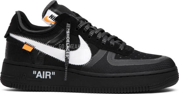 Унисекс кроссовки Nike Off-White x Air Force 1 Low 'Black'