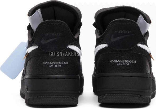Унисекс кроссовки Nike Off-White x Air Force 1 Low 'Black'