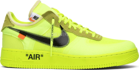 Унисекс кроссовки Nike Off-White x Air Force 1 Low 'Volt'