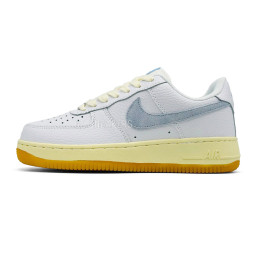Nike Air Force Light Blue/Yellow 