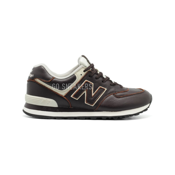 Мужские кроссовки New Balance 574 Leather Brown