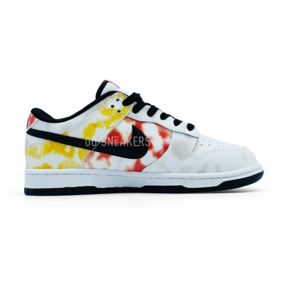 Унисекс кроссовки Nike Sb Dunk Low White Red Yellow