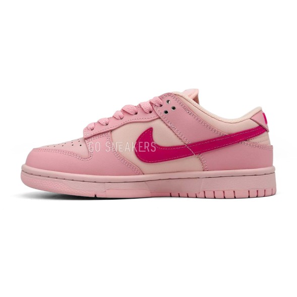 Женские кроссовки Nike Dunk Low GS 'Triple Pink'