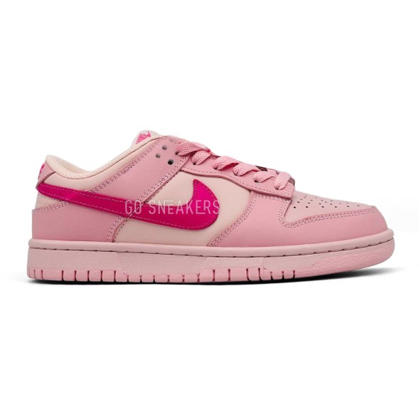 Женские кроссовки Nike Dunk Low GS 'Triple Pink'