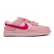 Женские кроссовки Nike Dunk Low GS 'Triple Pink'