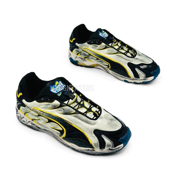 Мужские кроссовки A$AP Rocky x PUMA Inhale Black/Yellow