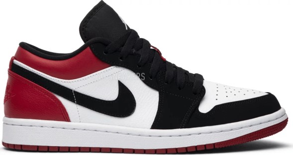 Унисекс кроссовки Nike Air Jordan 1 Low 'Black Toe'