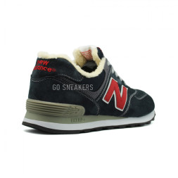New Balance 574 Navy-Red