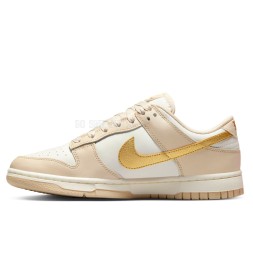 Nike Dunk Low Gold Swoosh