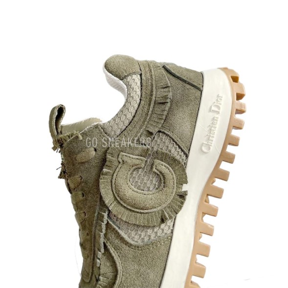 Женские кроссовки C'est Dior Suede Calfskin/Mesh Khaki