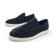 Мужские лоферы Hugo Boss Loafers Suede Black