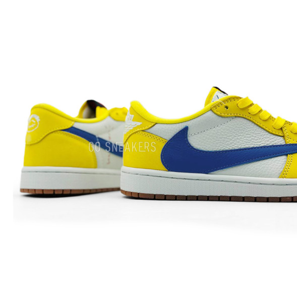 Унисекс кроссовки Nike Travis Scott x Air Jordan 1 Yellow
