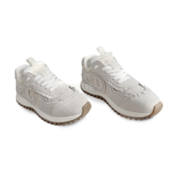 Женские кроссовки C'est Dior Suede Calfskin/Mesh White