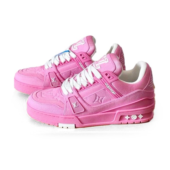 Женские кроссовки Louis Vuitton Trainer Pink